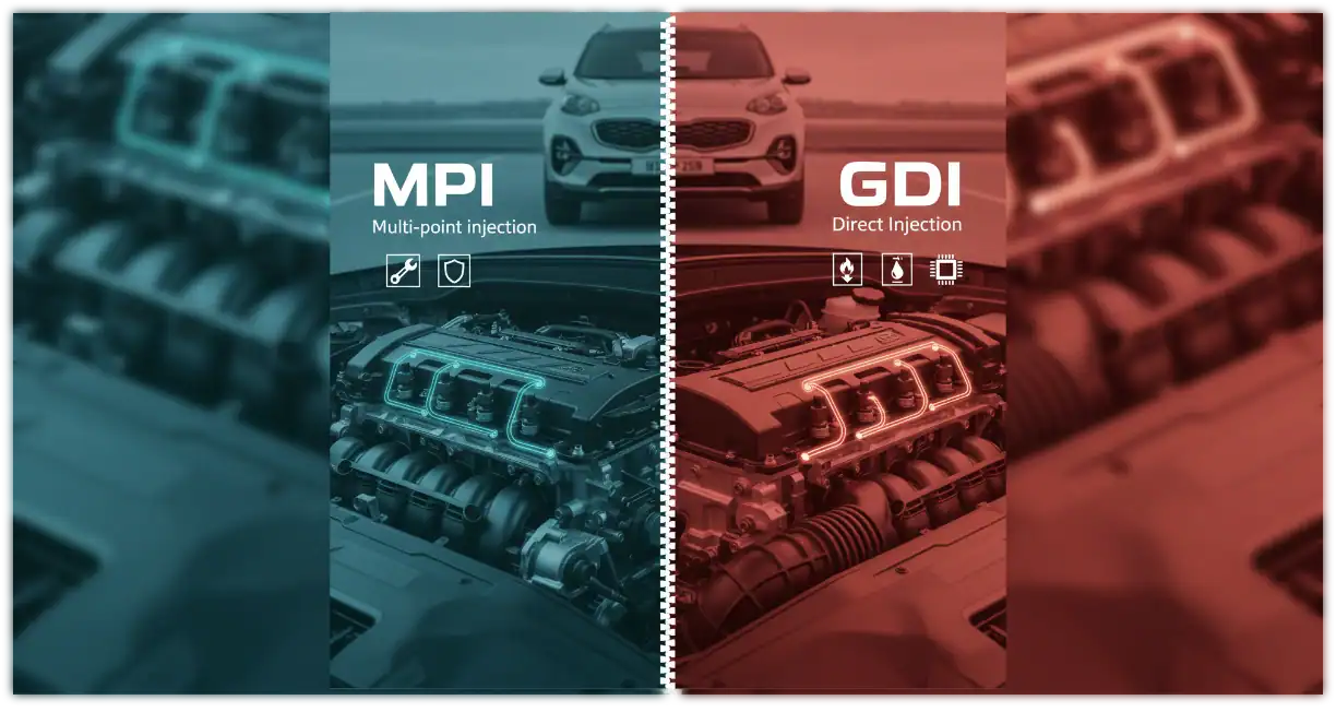 موتور اسپورتیج شما GDI است یا MPI؟ تفاوت حیاتی که قبل از خرید لوازم یدکی باید بدانید!